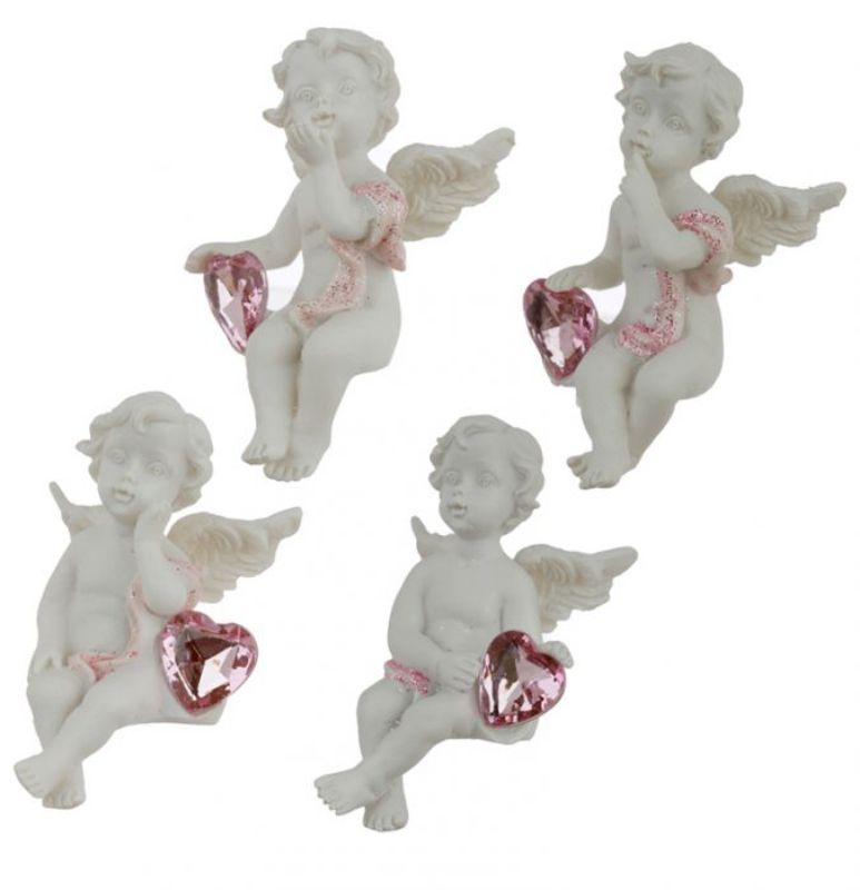 Figurine - Peace of Heaven Kiss from the Heart Cherub (Set of 12 Assorted)