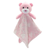 Soft Plush Toy - Pink Bear Baby Cuddle Buddy Blanket Set
