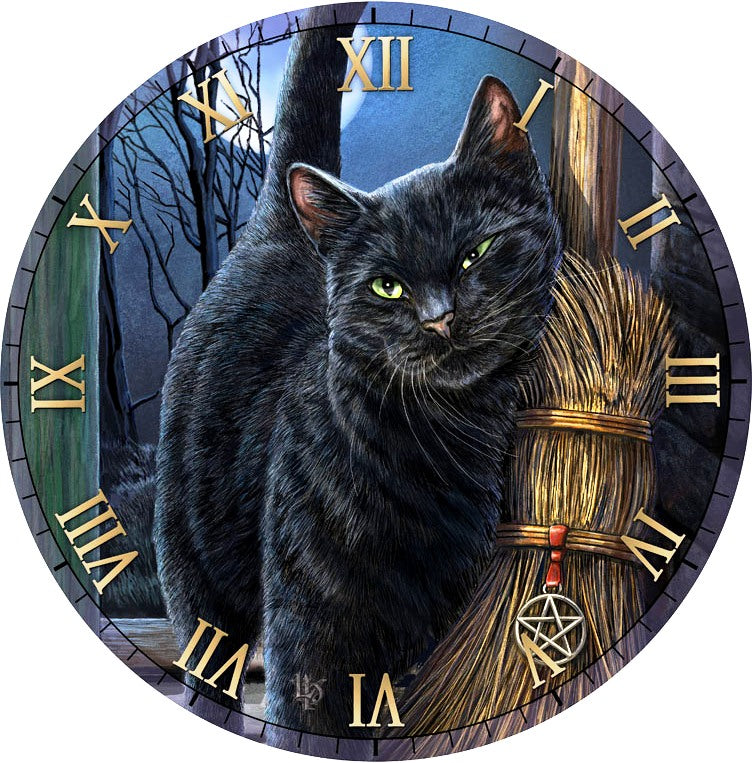 Wall Clock  - Brush With Magic- Lisa Parker