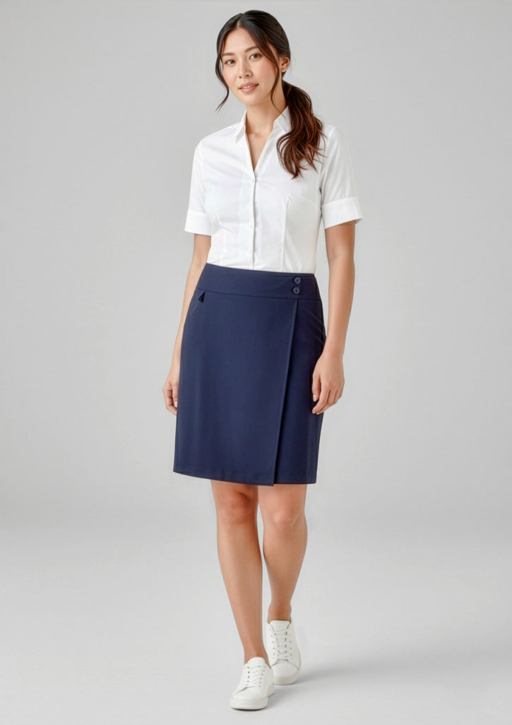 Comfort Waist Womens Skort - Navy