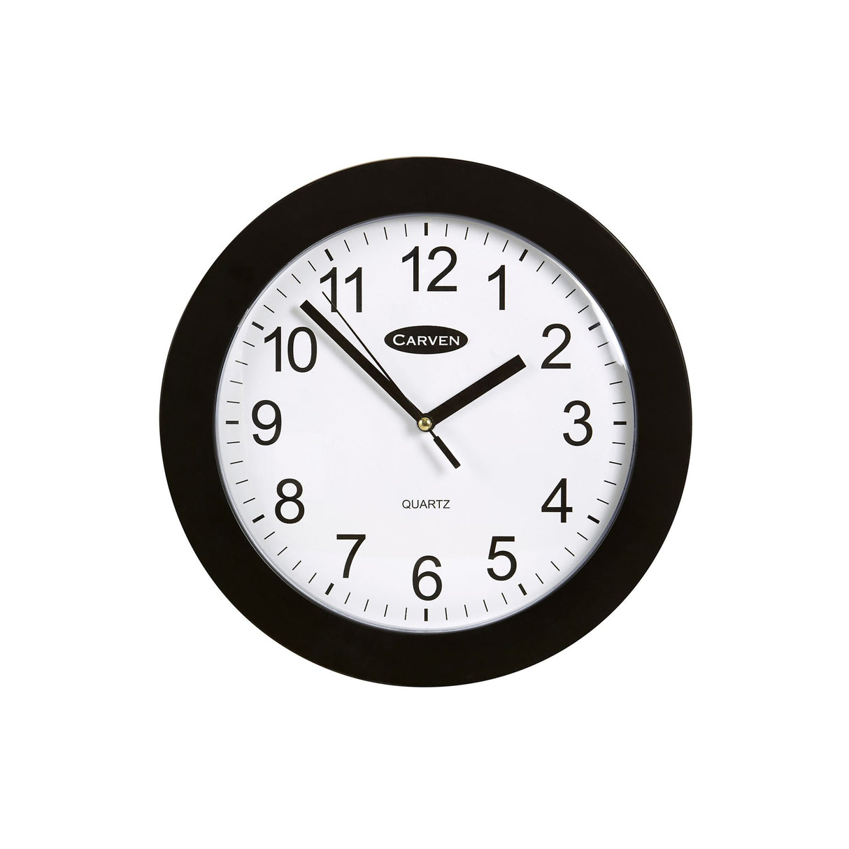Carven Wall Clock Frame 250mm Plastic Black