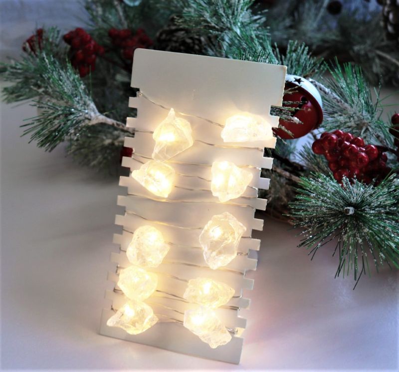 Crystal Fairy Lights - Clear Quartz