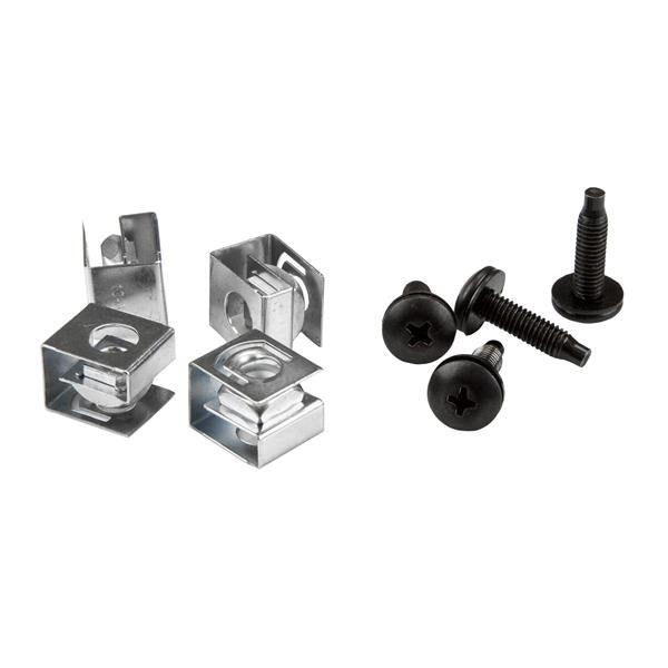 Premium 10-32 server rack screws and clip nuts pack for secure, reliable mounting of servers and network equipment.