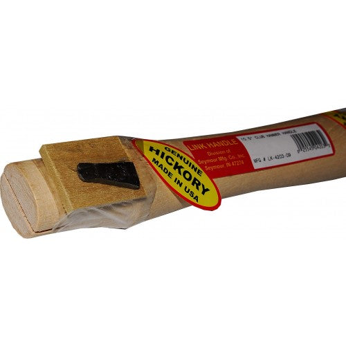 Premium 10-inch hickory hammer handle for durable, high-performance construction and easy grip during heavy-duty tasks.