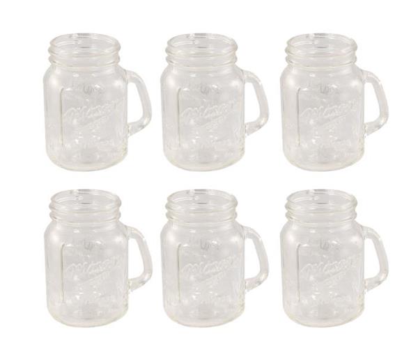 Mason Jars - Double Shot Mini Mugs - Set of 6
