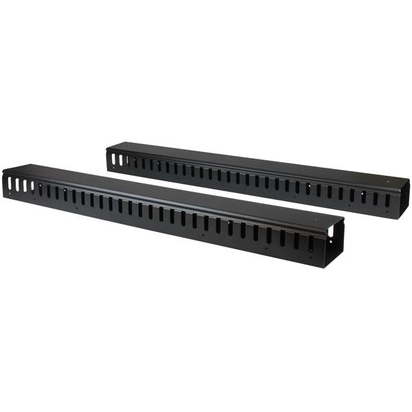 Vertical Cable Organizer with Finger Ducts - 0U Cable Management System for 40U Racks - 1.8m