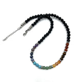 Necklace - Lava Stone Chakra (45CM)