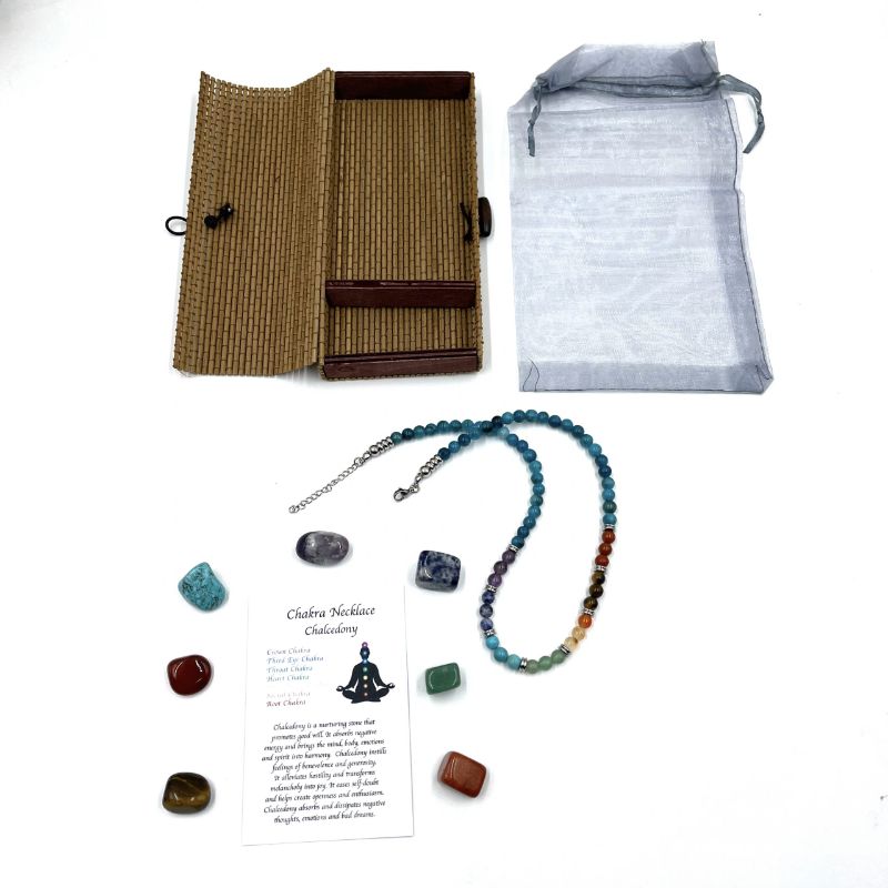 Necklace - Chalcedony Chakra (45CM)