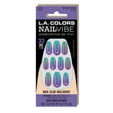 Artificial Nail Tip Kit - LA Colors Frill Nail Vibe Mermaid Dream (33pc)