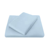 Queen Chateau Fitted Sheet Blue- Bambury