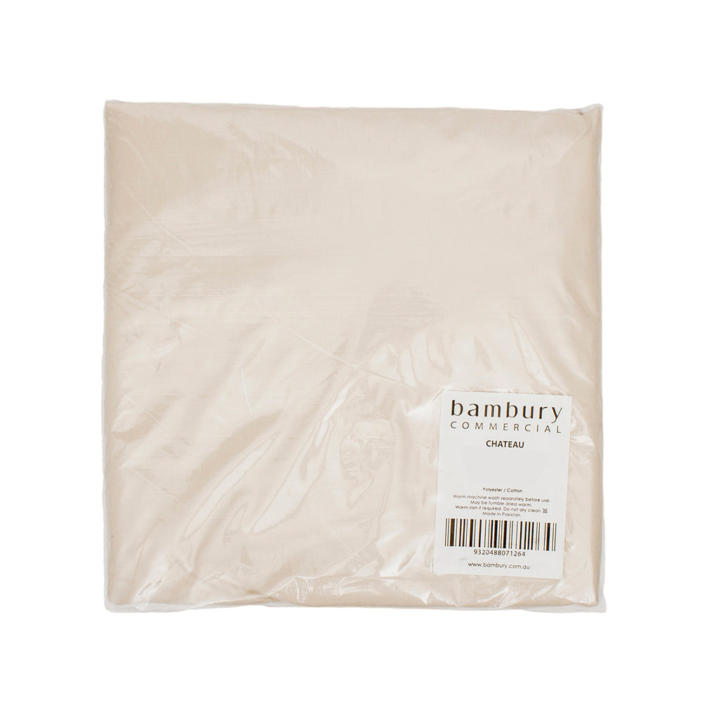 King Chateau Flat Sheet Mocha- Bambury