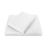 King Chateau Flat Sheet White- Bambury