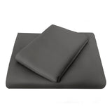 Queen Chateau Flat Sheet Pewter- Bambury