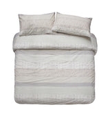 KIng Single Darlington Sand Quilt / Duvet Cover Set- Bambury