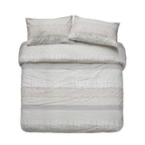 King Duvet Cover - Bambury Darlington  / Quilt Set - Sand