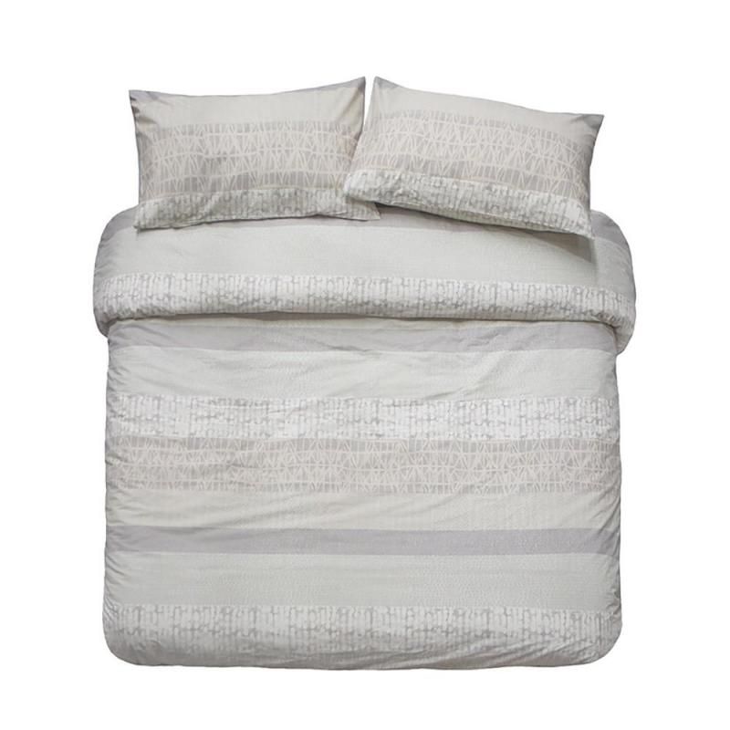 Single Duvet Cover - Bambury Darlington  / Quilt Set - Sand