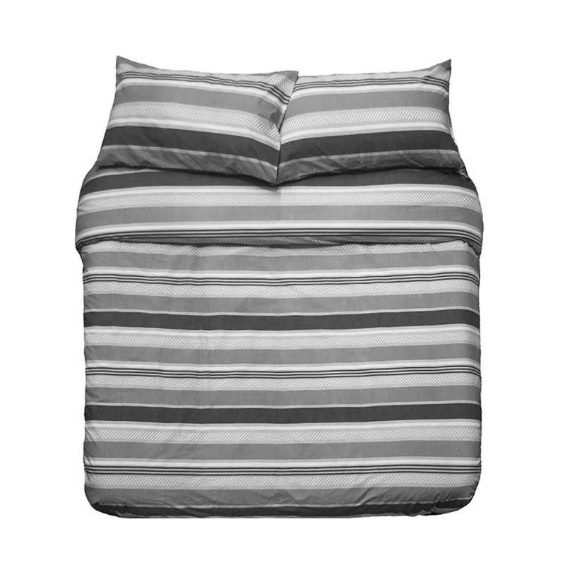 Double Duvet Cover - Bambury Indiana Grey  / Quilt Set