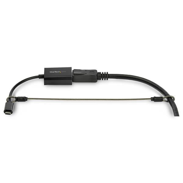 Steel Security Tether Cables - Adjustable 20 Pack for Anti-Theft and Cable Organization