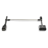 Steel Security Tether Cables - Adjustable 20 Pack for Anti-Theft and Cable Organization