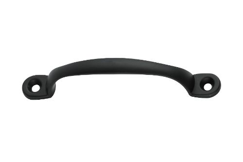 Single Hole Drawer Pull Handles 110mm Centres - Black Powder Coated