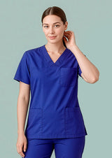 Hartwell Unisex Reversible Scrub Top - Midnight Navy