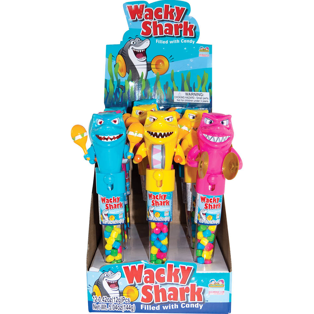 Wacky Shark Candy 12g - Carton of 12