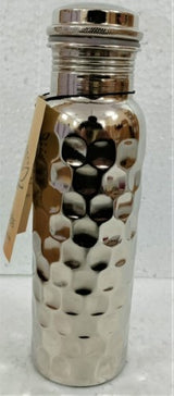 Bottle - Ayurveda Copper Antique Silver Finish (750ml)
