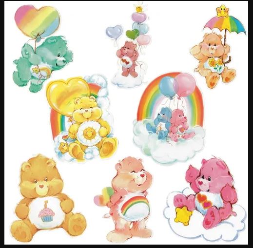 Care Bears Cutouts Pack of 8