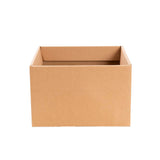Large Posy Box Autolock Base Pack 10 Kraft Brown (22x14cmH)