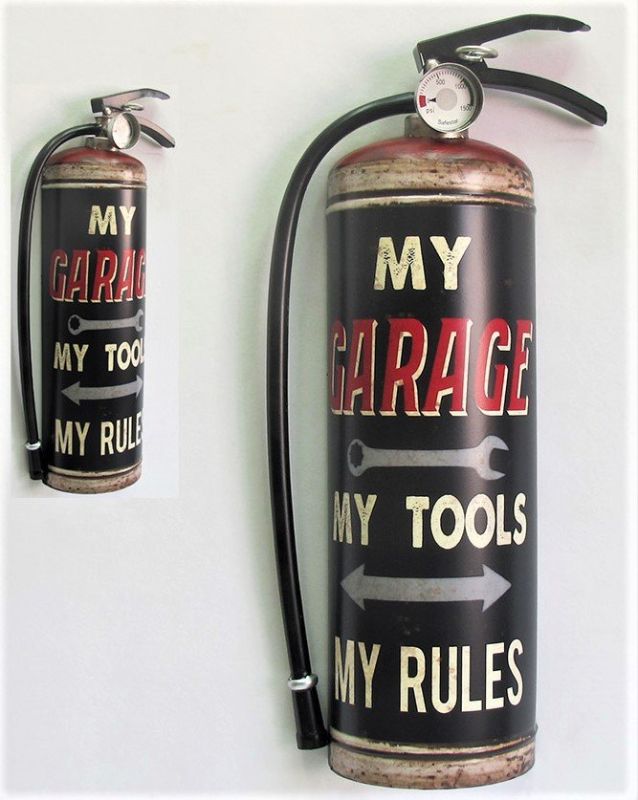 Fire Hydrant Art - My Garage My Tools (48cm)