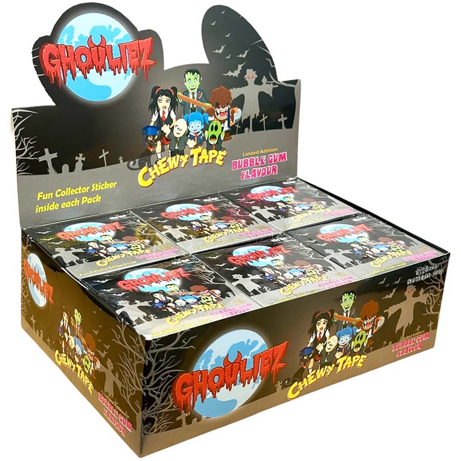 Ghouliez Chewy Tape Bubblegum 85g - Carton of 12