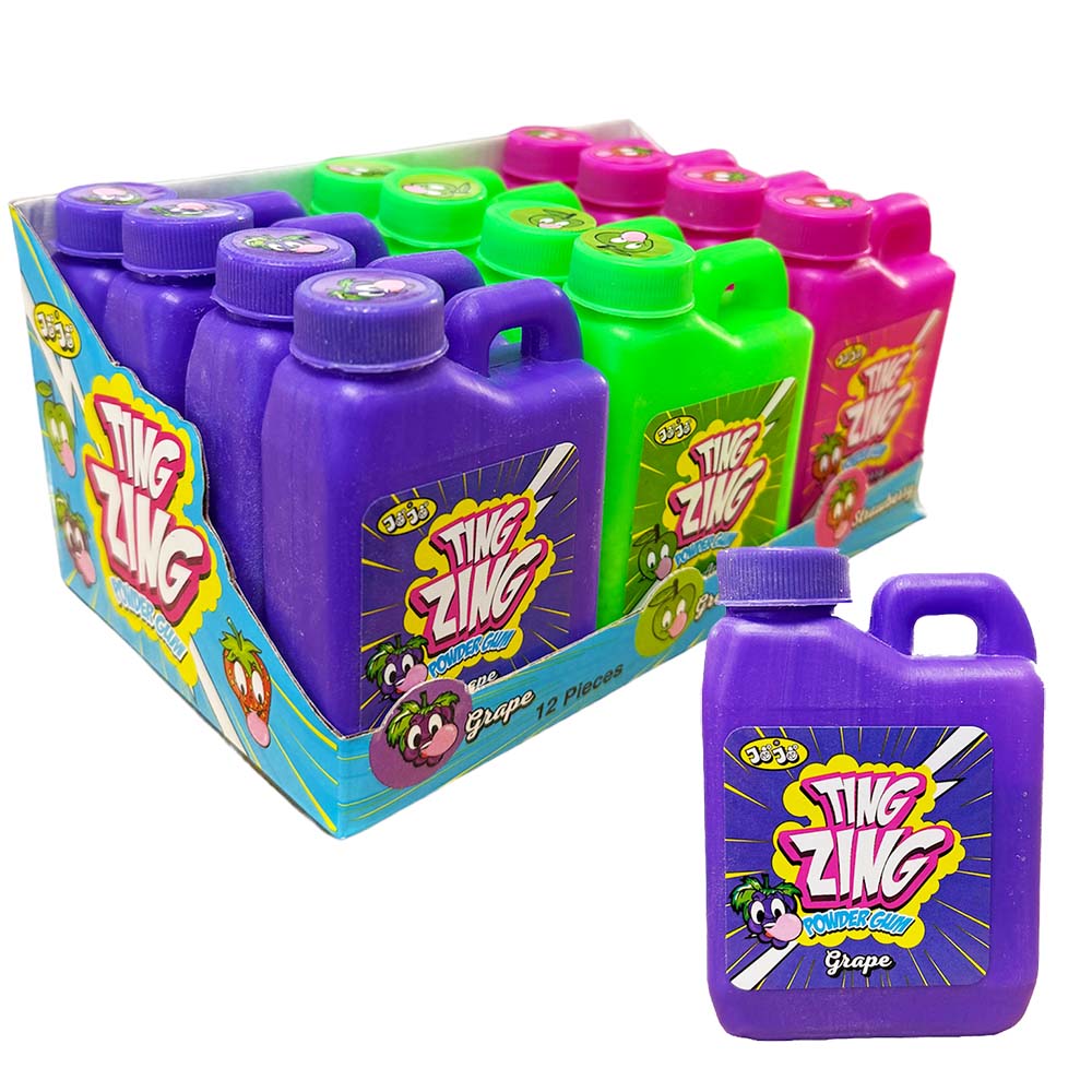 JOJO Ting Zing Powder Gum 40g - Carton of 12