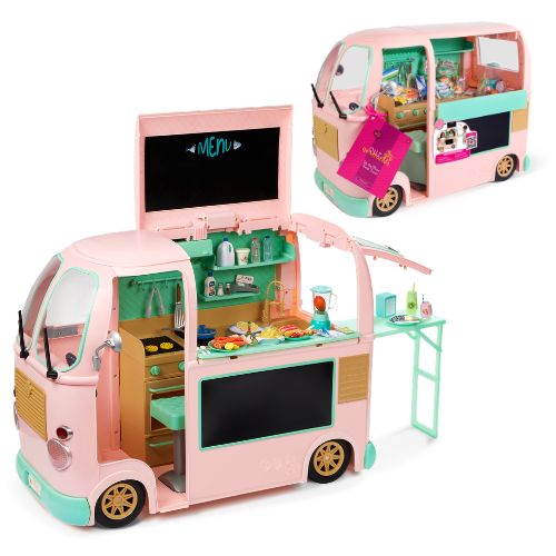 18-Inch Doll Food Truck Playset 50+ Pieces - Our Generation