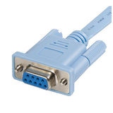 1.8m (6 ft) RJ45 to DB9 Console Cable for Cisco Routers - Compatible with CAB-CONSOLE-RJ45