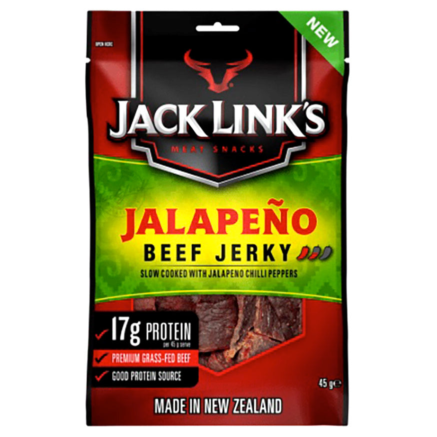 Jack Links Beef Jerky Jalapeno 45g - Box of 10 Packs