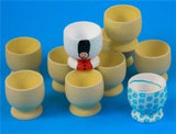 Popsticks & Construction Sticks - WOODEN EGG CUPS (10)