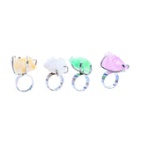 Gemstone Rough Gem Filigree Ring (Box of 48 Asstd)