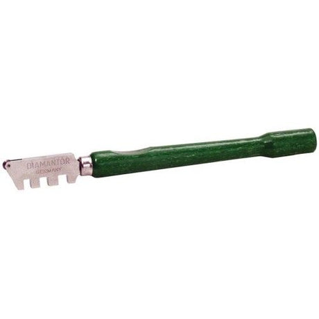 GLASS CUTTER - Diamantor with ergonomic handle, steel wheel, and precision cutting for accurate glass artistry and repairs.