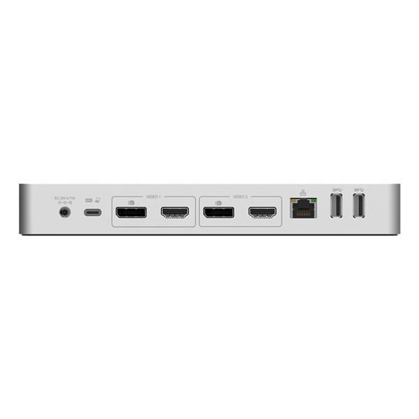 Dual 4K 60Hz USB-C & USB-A Hybrid Docking Station with 60W Power Delivery and HDMI/DP
