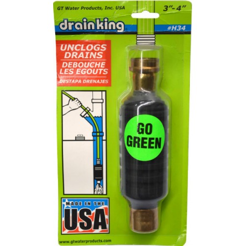 Drain King Water Pulse Draincleaner75-100mm Pipes