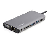 USB C Multiport Adapter - 4K HDMI / VGA Mini Dock - 3x USB, SD