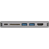 USB C Multiport Adapter - 4K HDMI / VGA Mini Dock - 3x USB, SD