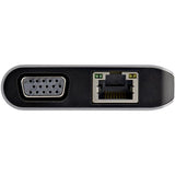 USB C Multiport Adapter - 4K HDMI / VGA Mini Dock - 3x USB, SD