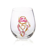 Stemless Glass - Life is Beautiful Tallulah Dream (12.5cm)