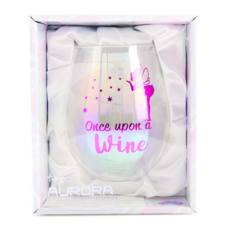 Stemless Wine Glass - Once Upon a Wine Tallulah Aurora