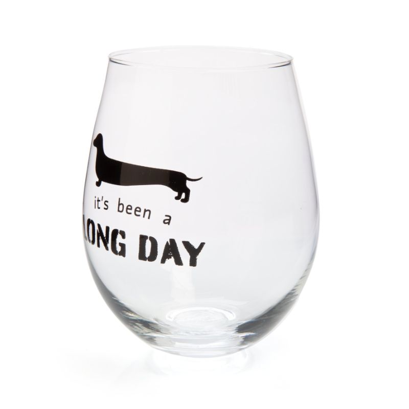 Wine Glass - Dachshund Stemless (13cm)