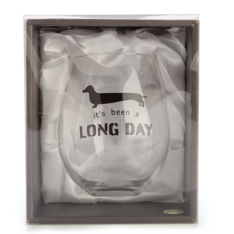 Wine Glass - Dachshund Stemless (13cm)