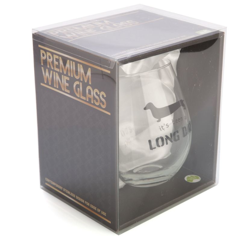 Wine Glass - Dachshund Stemless (13cm)