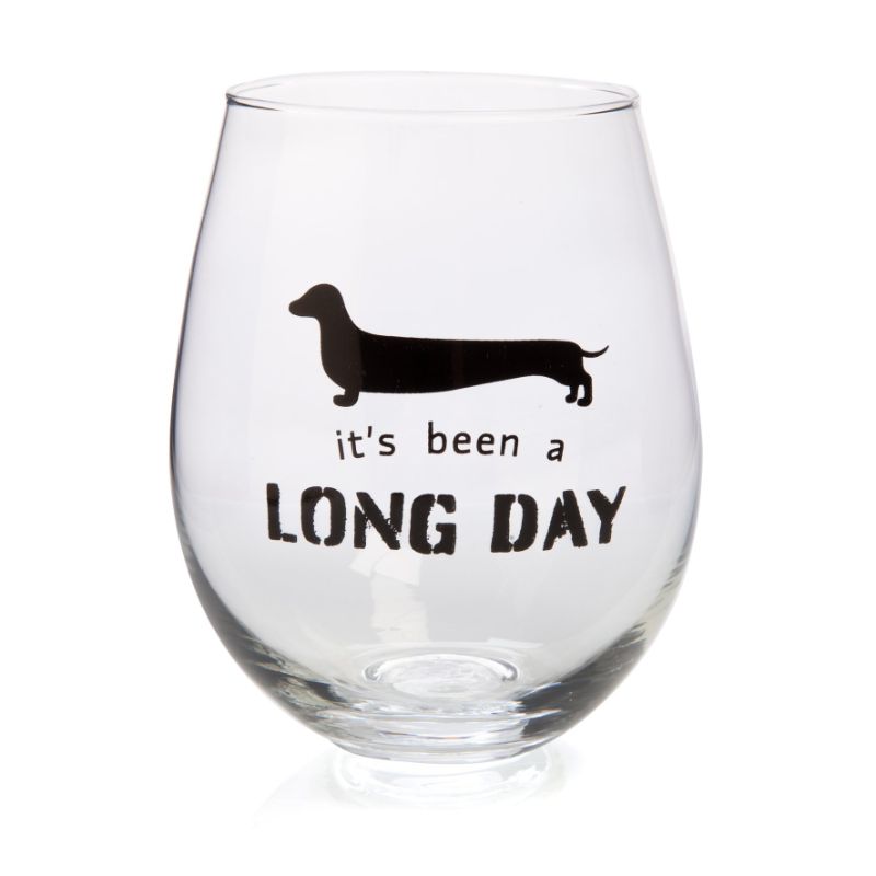 Wine Glass - Dachshund Stemless (13cm)
