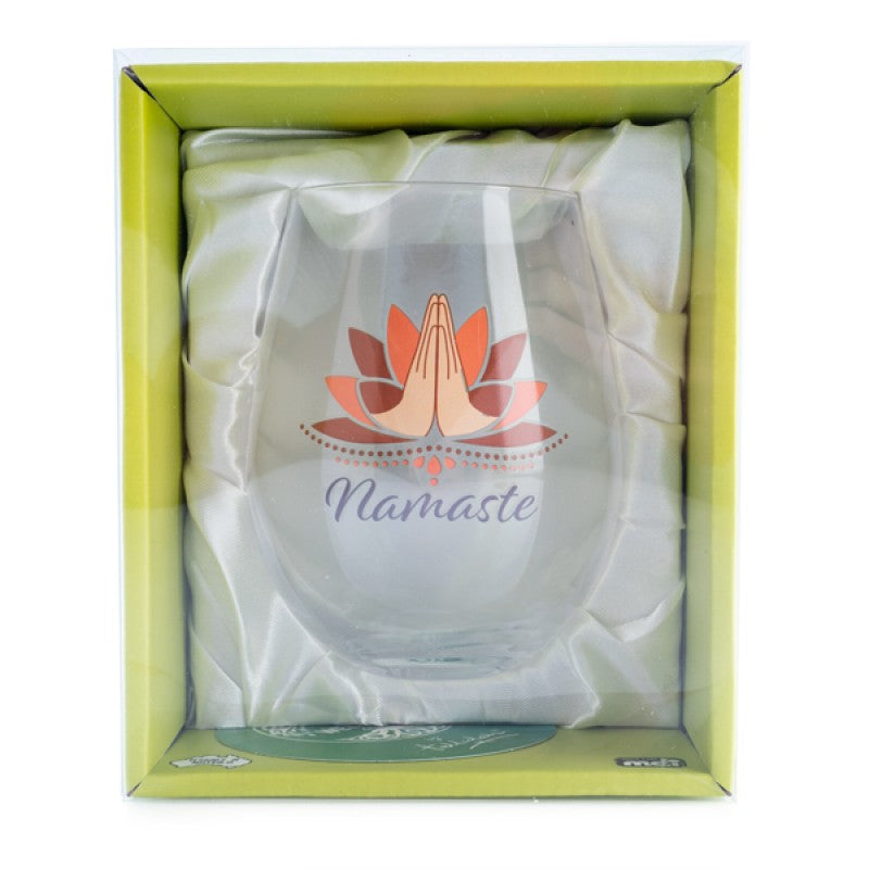 Namaste Tallulah Wellness Stemless Glass